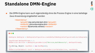 Einführung in DMN mit Camunda | PDF