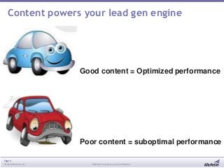 Content Marketing: Fuel for Your Lead Generation Strategy