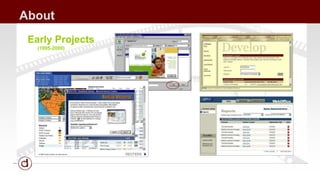 About 
Early Projects 
(1995-2000) 
 