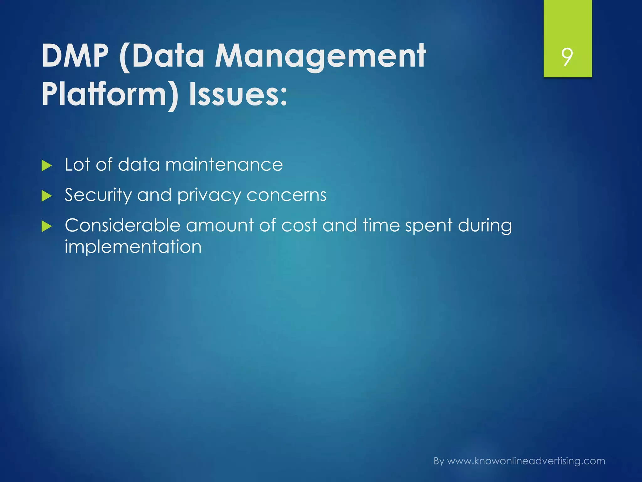 DMP Data Management Platform | PPT