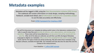 Data Management Planning for researchers | PPTX