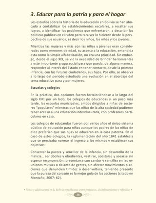 Niñas y adolescentes en la Bolivia republicana: entre prejuicios ...