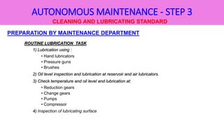 AUTONOMOUS MAINTENANCE | PPTX