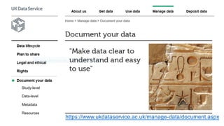 https://www.ukdataservice.ac.uk/manage-data/document.aspx
 