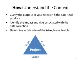 •
•
•
Project
Scope 8
 