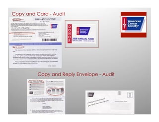 Copy and Card - Audit




          Copy and Reply Envelope - Audit
 