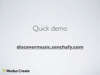 Quick demo

discovermusic.senchafy.com
 