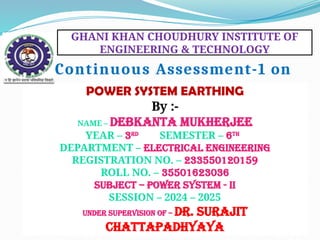 Power system 2 ppt for BTech 6th semester electrical engineering | PPTX