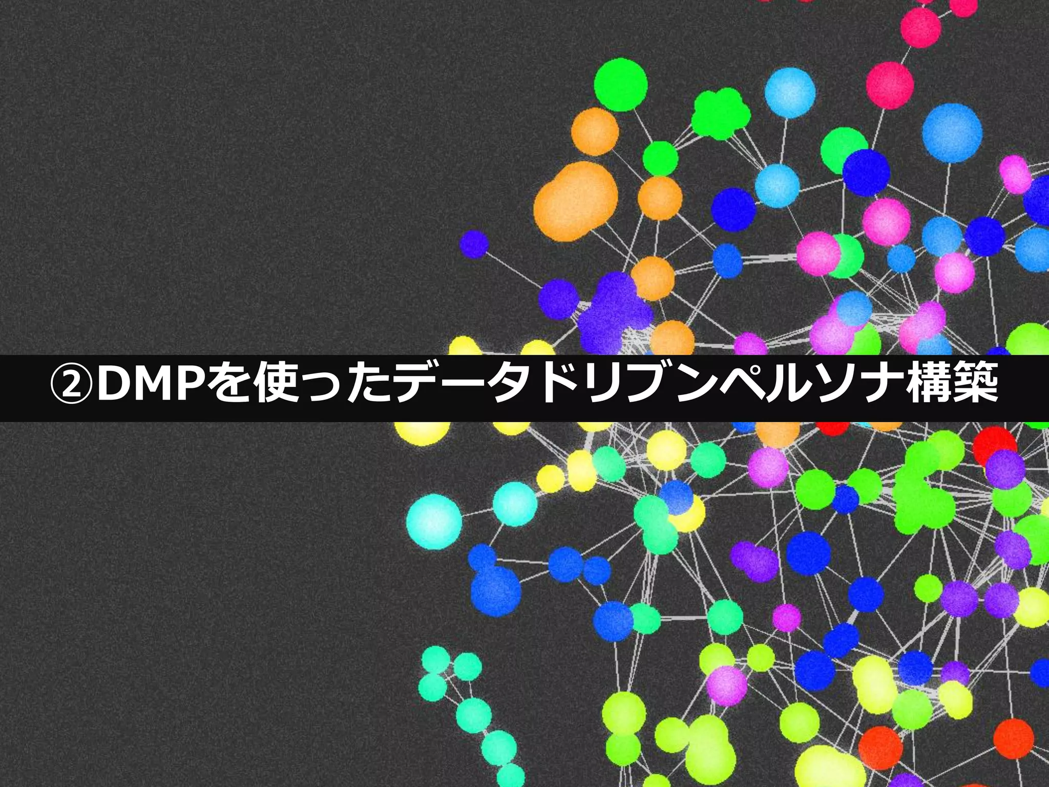 データアーティスト株式会社
②DMPを使ったデータドリブンペルソナ構築
 