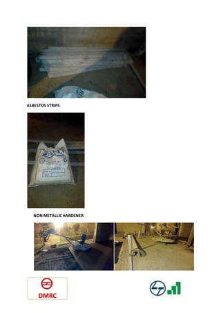 ASBESTOS STRIPS
NON METALLIC HARDENER
 