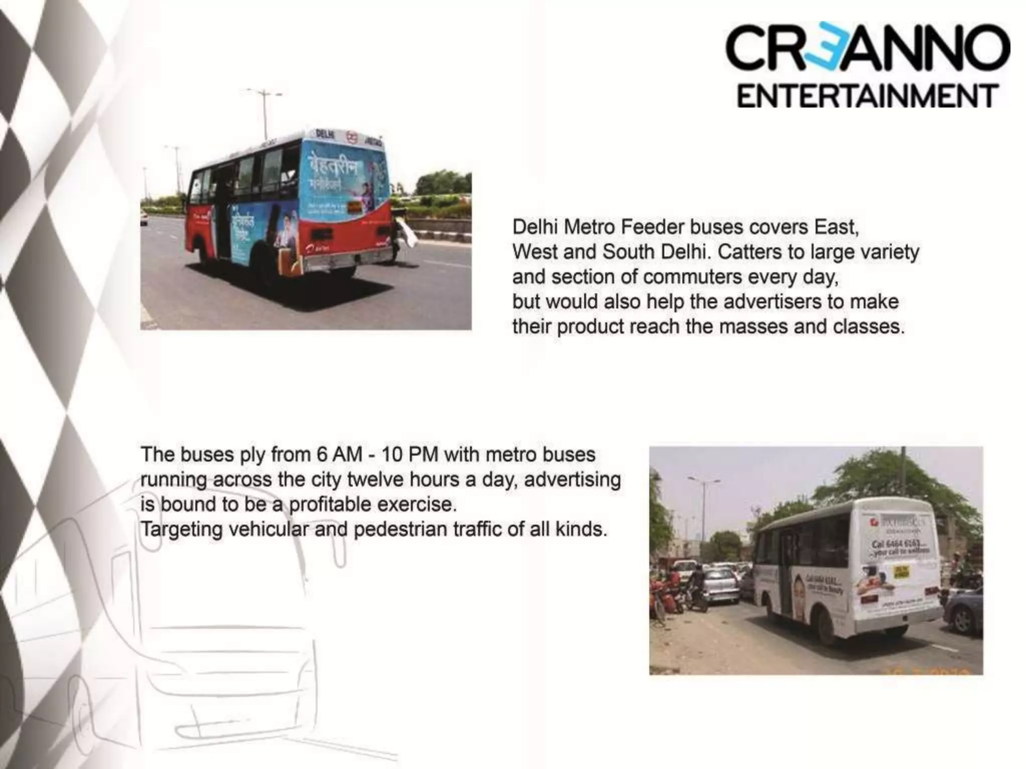 DMRC Feeder Bus Branding - Delhi Metro Bus Branding | PPT