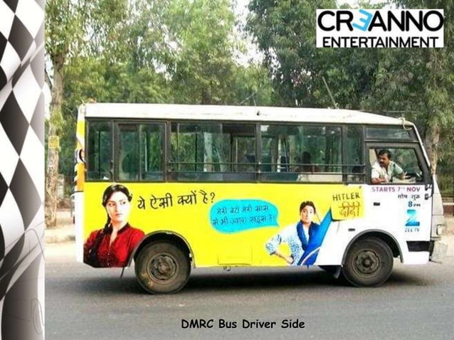 DMRC Feeder Bus Branding - Delhi Metro Bus Branding | PPT