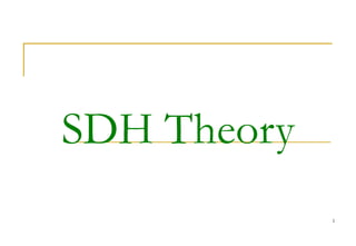 SDH Theory 
1 
 