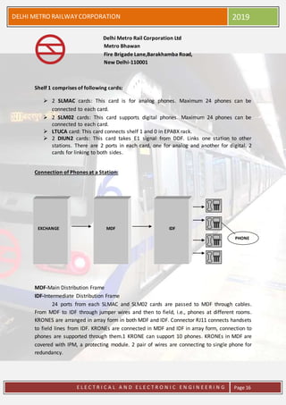 Dmrc Training Dmrc training report | DOCX