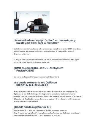 Proyecto DMR Spain