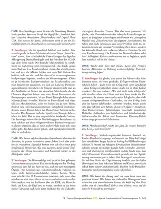 9 Detecon Management Report dmr • Special Transformation & Peoplemanagement 2 / 2015
trächtigkeit deutscher Firmen. Was also muss passieren? Ich
glaube, viele Unternehmenslenker haben die Entwicklungen er-
kannt, sie jonglieren schon elegant mit Phrasen wie „disruptiver
Wandel“ und „Transformation“ des eigenen Unternehmens. Sie
haben aber nicht verstanden, dass unser Problem nicht die Er-
kenntnis ist und die rationale Vermittlung eben dieser, sondern
der kulturelle Bruch mit tradierten Mustern. Erlauben Sie mir
eine Randbemerkung: Die Erosion der Personalfunktion oder
ihre Unfähigkeit, Kulturtransformation mit zu begleiten, spielt
dem natürlich voll in die Hände.
DMR: Welche Rolle kann HR spielen, damit dem Predigen
­konkrete Aktivitäten in Richtung wettbewerbsfähige Unterneh-
mensgestaltung folgen?
T. Sattelberger: Ich glaube, dass zuerst der Schmerz der Krise
kommen muss, bis etwas geschieht. Erfolgsverwöhnte Unter-
nehmen haben – auch wenn der Erfolg viele Jahre zurückliegt
– diese Erfolgsverwöhntheit immer noch fest in ihrer Kultur
verankert. Bis man realisiert „Wir sind nicht mehr erfolgreich“
tobt draußen schon ein Orkan und erst dann merkt die Or-
ganisation, da stimmt etwas nicht mehr. Ich glaube, dass viele
unserer erfolgsverwöhnten Großtanker, die mit Erfolg doch
eher im letzten Jahrhundert verwöhnt wurden, heute durch
eine ganz schwere Zeit fahren. „Sense of Urgency“-Initiativen,
Quer-Denker-Schutz, Fehlertoleranz innerhalb moralischer
Maßstäbe, Aufbrechen von Seilschaften und Seilschaftsdenke,
Frühwarnradar für Talent und Innovation, Diversity-Politik
­wären einige präventive Maßnahmen.
DMR: Handlungsbedarf besteht also jetzt, da einigen Branchen
diese Krise ja noch bevorsteht?
T. Sattelberger: Veränderungsimpulse kommen drastisch an.
Rasches Handeln ist angesagt, am besten in der Blüte des Erfolgs!
Laut einer Roland Berger Studie im Auftrag des BDI bescheinigen
sich fast 70 Prozent der befragten 300 deutschen Industrieunter-
nehmen geringe bis mäßige digitale Reife. Deutsche Unterneh-
men sind überwiegend mittelständisch und die Studie zeigt, dass
sich 45 Prozent der Unternehmen noch gar nicht mit der Digitali-
sierung auseinander gesetzt haben! Und diejenigen Unternehmen,
die auf dem Gebiet der Digitalisierung handeln, tun dies leider
überwiegend mit dem Fokus auf Effizienz und Kosten, entwickeln
jedoch keine neuen Geschäftsmodelle. Insofern ist die Herausfor-
derung für den Mittelstand eine noch viel größere.
DMR: Wie lautet der Ausweg und von wem kann man ent-
sprechend lernen? Wir haben den kulturellen Hintergrund eines
­asiatischen und amerikanischen Raums, die beide auf ihre Weise
anders sind als Deutschland. Gibt es eine Chance, etwas auf die
deutsche Wirtschaft zu übertragen?
DMR: Herr Sattelberger, wenn Sie über die Einordnung Deutsch-
lands sprechen, benutzen Sie oft den Begriff der „Sandwich Posi-
tion“ zwischen chinesischem Maschinenhaus und Digital House
USA. Was meinen Sie damit, insbesondere wenn es um die Zu-
kunftsfähigkeit von Deutschland im internationalen Kontext geht?
T. Sattelberger: Ich bin sprachlich bildhaft und radikal. Eine
acatech spricht in ihrem Schlussbericht zum Thema „Smart Ser-
vices“ davon, dass es bedrohliche Entwicklungen der digitalen
Abkoppelung Deutschlands gibt und der Präsident des VDMA
sagt dem Sinne nach: Der deutsche Maschinenbau ist zuneh-
mend zu hochpreisig und overengineered. Das drückt genau
mein Bild aus: Das Maschinenhaus China, das schnell gelernt
hat und jetzt die Märkte Afrikas und zum Teil Südamerikas
bedient, holt uns ein, und das eben nicht im overengineerten
hochpreisigen Segment, sondern im Volumensegment. ­China
ist ja inzwischen Exportweltmeister im Maschinenbau und
man braucht nur zuzusehen, wie sich das Land ins Premium-
segment hinein entwickelt. Die Strategie dahinter sieht man an
der Bandbreite an Firmen des deutschen Mittelstands, die die
Chinesen akquiriert haben: von einer Firma Putzmeister, die
Betonpumpen produziert, bis zur Firma Triumph-Adler, einem
Nähmaschinen-Hersteller. Wir hier in Deutschland sind eben-
falls ein Maschinenhaus, denn wir haben uns ja vom Thema
Biotech und Informationstechnologie weitgehend verabschie-
det und unsere Firmen haben das Thema Smart Services nie be-
herrscht: Die Amazons, Airbnbs, Spotifys und Googles beherr-
schen das Feld. Das ist eine ungemütliche Sandwich Position.
Die Soziologie würde das als Pfadabhängigkeit bezeichnen, da
man sich hier auf alten erfolgsverwöhnten Bahnen bewegt und
in diesen übersieht, dass es noch andere Pfade nach links und
rechts gibt, die dann andere gehen, und irgendwann feststellt:
Man ist im lock-in.
DMR: Wir hatten auf dem deutschen Kapitalmarkt durchaus die
Situation, in puncto Aktienkurse einen Rekord nach dem ande-
ren zu verzeichnen. Eigentlich kommt man sich da in einer ganz
komfortablen Position vor. Was muss passieren, damit gerade Groß-
konzerne das Thema Innovation und Kreativität wieder in den
Mittelpunkt stellen?
T. Satteberger: Die Börsenerfolge sind ja nicht dem gelisteten
Unternehmen zuzurechnen. Das hat eindeutig mit den Niedrig-
zinsen und dem Fall des Euros zu tun, auch mit dem niedrigeren
Ölpreis. Hier kommen also volkswirtschaftliche Faktoren ins
Spiel, nicht betriebswirtschaftliche. Anders herum: Wenn
man sich die Dax 30 Unternehmen anschaut, sieht man, dass
­mindestens zehn unter ihnen in einer ernsthaften strukturellen
Krise stecken: von der Lufthansa über die RWE, die Deutsche
Bank, die E.on, die K&S und so weiter. Insofern ist die Börse
meiner Meinung nach kein guter Indikator für die Zukunfts-
 