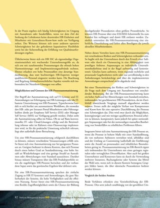 82 Detecon Management Report dmr • Special Transformation & Peoplemanagement 2 / 2015
In der Praxis ergeben sich häufig Schwierigkeiten im Umgang
mit Ausnahmen oder Sonderfällen, wenn vor dem Ziel der
Senkung der Lohnkosten keine dezentralen HR-Einheiten und
Mitarbeiter mit Generalisten-Know-how mehr zur Verfügung
stehen. Des Weiteren können sich unter anderem operative
Schwierigkeiten bei der geforderten kapazitativen Flexibilität
sowie bei der Sicherstellung der Erfüllung von Qualitätsanfor-
derungen ergeben.
Üblicherweise bietet sich ein HR SSC als eigenständige Orga-
nisationseinheit mit wachsender Unternehmensgröße an, da
sich erst mit zunehmenden Prozessmengen die oftmals hohen
Harmonisierungs- und Implementierungsaufwände rechnen.
Ebenso erlauben erst hohe Prozesszahlen eine derartige Stan-
dardisierung, dass statt hochwertigen HR-Experten weniger
qualifiziertes Personal eingesetzt werden kann. Die Beachtung
und Regelung datenschutzrechtlicher Aspekte versteht sich ins-
besondere bei Nearshore-Lösungen von selbst.
Möglichkeiten und Grenzen der HR-Prozessautomatisierung
Der Begriff der Automatisierung zielt auf IT-Systeme und IT-
Anwendungen zur Erbringung von HR-Leistungen oder die IT-
basierte Unterstützung von HR-Prozessen. Typsicherweise han-
delt es sich hierbei um automatisierte Workflows, die entweder
den HR- oder per Intranet-Portal Mitarbeitern oder Führungs-
kräften direkt per Employee Self Service (ESS) oder Manager
Self Service (MSS) zur Verfügung gestellt werden. Dabei steht
die Automatisierung selbst im Fokus. Ob sie auf Basis konven­
tioneller IT- oder Cloud-Lösungen erfolgt und die Bereitstel-
lung inhouse oder im Rahmen eines Outsourcings implemen-
tiert wird, ist für die praktische Umsetzung sicherlich relevant,
liegt aber außerhalb dieser Betrachtung.
Um eine HR-Prozessautomatisierung erfolgreich durchführen
zu können, müssen verschiedene Voraussetzungen erfüllt sein.
So bietet sich eine Automatisierung nur bei geeigneten Prozes-
sen an. Geeignet bedeutet in diesem Kontext, dass sich Prozesse
durch einen hohen Grad an Standardisierung, eine hohe An-
zahl an Wiederholungen und eine geringe Anzahl an Ausnah-
men oder Abweichungen vom Standard auszeichnen. Darüber
­hinaus müssen Transparenz über das HR-Produktportfolio so-
wie die zugehörigen HR-Prozesse herrschen und der vorhan-
dene Input sowie das gewünschte Ergebnis klar definiert sein.
Für eine HR-Prozessautomatisierung sprechen der einfache
Zugang zu HR IT-Systemen und Anwendungen, die gute Ska-
lierbarkeit der Systeme, die hohe Verfügbarkeit und die effizi-
ente Nutzung. Ferner bietet eine HR-Prozessautomatisierung
eine flexible Zugriffsmöglichkeit sowie die Chance der Bildung
durchgehender Prozessketten ohne größere Prozessbrüche. So
können HR-Prozesse über eine ESS/MSS-Schnittstelle bis zum
Kunden hin verlängert und damit HR entlastet werden. Zu-
sätzlich unterstützt die HR-Prozessautomatisierung eine ein-
heitliche Datenhaltung und liefert allen Beteiligten die jeweils
aktuellen Mitarbeiterdaten.
Neben diesen Vorteilen kann eine HR-Prozessautomatisierung
mit verschiedenen Risiken und Schwierigkeiten verbunden sein.
So begibt sich das Unternehmen durch den Erwerb einer Soft-
ware oder durch ein Outsourcing in eine Abhängigkeit vom
jeweiligen Anbieter. Anpassungen an individuelle Unterneh-
mensbedürfnisse sind in der Regel aufwendig und kostenin-
tensiv. Gleiches kann auftreten, wenn regionale rechtliche und
prozessuale Gegebenheiten nicht oder nur unvollständig in den
Anforderungen berücksichtigt und über die implementierten
Anwendungen entsprechend nicht abgedeckt sind.
Bei einer Thematisierung der Risiken und Schwierigkeiten ist
die Frage nach dem Umgang mit Ausnahmen von entschei-
dender Bedeutung. Bei der HR-Prozessautomatisierung kann
ein hoher Aufwand bei Abweichungen vom Standard entstehen,
insbesondere bei geschlossenen HR-Prozessketten, da im Zwei-
felsfall abweichende Vorgänge manuell abgearbeitet werden
müssen. Ferner stellt der mögliche Verlust von Kompetenzen
und Know-how für eine operative Durchführung der Prozesse
eine Schwierigkeit dar. Dies wird zwar durch die Möglichkeit,
kostengünstiger und mit weniger qualifiziertem Personal arbei-
ten zu können, kompensiert, kann jedoch bei später notwendi-
gen Anpassungen oder bei der notwendigen manuellen Bearbei-
tung von Sonderfällen zu erheblichen Problemen führen.
Insgesamt bietet sich eine Automatisierung der HR-Prozesse an,
wenn die Prozesse in hohem Maße mit einer Standardlösung,
die von mehreren Anbietern vertrieben wird, abbildbar sind
und der Umfang an Customizing (außerhalb der Einführung)
sowie die Anzahl an prozessualen und inhaltlichen Besonder-
heiten gering ist. Prozessautomatisierung im HR-Bereich eignet
sich insbesondere für Unternehmen mit einer geringen regio-
nalen oder vertraglichen Diversifikation. Aber auch bei großen
Unternehmen und Konzernen kann sie durch die Verwendung
mehrerer Instanzen, Buchungskreise oder Systeme das Mittel
der Wahl sein, wenn sich in diesem Kontext homogene Grup-
pen bilden lassen, die über identische Prozessketten bedient
werden können.
Vergleich der beiden Ansätze
Beide Verfahren erfordern eine Vereinheitlichung der HR-
Prozesse. Dies setzt jedoch unabhängig von der gewählten Um-
 