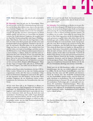 89 Detecon Management Report dmr • Special Transformation & Peoplemanagement 2 / 2015
DMR: Welche HR-Leistungen sehen Sie als nicht wertschöpfend
an?
Dr. Schründer: Auch hier gilt eine Art Dreistufigkeit. Wenn
Sie mich anrufen, weil Sie Ihre Gehaltsabrechnung nicht verste-
hen und ich Ihnen diese erklären muss, dann ist das eine nicht-
wertschöpfende Tätigkeit. Da muss irgendjemand vorher etwas
falsch gemacht haben.Trotzdem haben wir drei- bis vierhundert-
tausend Calls pro Jahr, von denen schätzungsweise ein Drittel
deshalb entsteht, weil sich etwas im Lebenszyklus des Anrufers
verändert hat. Es gibt demnach Tätigkeiten, die komplett unter
den Begriff der Verschwendung fallen. Jede Frage ist Verschwen-
dung. Mein Mantra. Denn wenn Sie eine Frage haben zu HR,
habe ich vorher etwas falsch gemacht oder ich habe etwas nicht
kundenfreundlich genug ausgedrückt. Natürlich ist das eine Vi-
sion. Es wird immer Menschen geben wie Sie und mich, die
Dinge zwar lesen, die sie bekommen, aber trotzdem keine Lust
und Zeit haben, sich damit zu beschäftigen und lieber anrufen.
Als HR-Bereich in einem Telekommunikationsunternehmen ist
es auch schwierig, zu erklären: „Rufen Sie mich bitte nicht an.“
Mich kostet aber jeder Call 30 bis 35 Euro. Ich würde lieber die
Telefonate einschränken und Anliegen per E-Mail oder Chat
klären. Das ist für mich als Dienstleister günstiger – muss aber
für den Kunden auch bequemer sein. So funktioniert es ja auch
auf dem externen Markt, Beispiel „Selbsthilfegruppen“. Wenn
ich eine Frage zu Congstar habe, gehe ich zu „Telekom hilft“
oder Twitter-Gruppen – hier helfen sich die Menschen selber.
Auf der zweiten Ebene stehen Interaktionen, die durch HR be-
fördert wurden. Nehmen wir an, dass eine Gehaltsanpassung
vorgenommen werden soll. Hier muss es verschiedene Tätig-
keiten wie Performance Management und Lead To Win geben,
die eine Interaktion mit HR erfordern. Und die dritte Ebene
beinhaltet Tätigkeiten, die von Mitarbeitern initiiert werden,
beispielsweise das Informieren des Personalbereiches über eine
Heirat.
Auf der ersten Ebene gilt es, die Tätigkeiten so effizient wie
möglich zu gestalten, indem beispielsweise für bestimmte Fra-
gestellungen ein übersichtlicher FAQ-Katalog oder ein Chat
angeboten wird. Und wenn doch Anrufe notwendig sind, dann
bei einer bestimmten Stelle oder Person, die durch die vorab
standardisierte Dienstleistung weiß, welche Fragen überhaupt
noch auf sie zukommen können. Auf der zweiten und dritten
Ebene müssen die Interaktionen hingegen so einfach wie mög-
lich gestaltet werden, um eine hohe Kundenzufriedenheit bei
niedrigen Kosten zu garantieren.
DMR: So ist es auch bei jeder Bank. Die Interaktionspunkte mit
dem Kunden müssen so gestaltet werden, dass der Kunde mit einem
guten Gefühl rausgeht.
Dr. Schründer: Die Entwicklung von Banken ist ein gutes Bei-
spiel, um die Entwicklung der HR Shared Services zu skizzieren.
Nehmen wir als konkretes Beispiel einen Kredit zur Immobili-
enfinanzierung. Bei einer Hausbank bekämen sie ein 16-seitiges
Formular, in dem sie Hemd und Hose ausziehen müssten, um
zu erklären, was Sie wollen. Dann stellen Sie einen Antrag. Der
wird von Ihrer Filiale begutachtet, mit der Sie übrigens das For-
mular gemeinsam ausgefüllt haben, denn alleine hätten Sie das
Formular gar nicht ausfüllen können. Das Formular geht zur
Zentrale der Bank, dort wird entschieden, ob der Antrag durch-
geht oder nicht. Wenn die Bank ja sagt, sind Sie im Vertrag. Wie
machen Direktbanken das? Die haben den Prozess umgedreht.
Dort schickt die Bank Ihnen ein Angebot zu. Alles geschieht via
Internet. Nach meiner Unterschrift ist alles erledigt. Als Kunde
fühle ich mich viel besser. Ich bin nicht in der Gängelung der
Banken, sondern ich bin selbst in der Kontrolle. Vorteil für die
Banken: Keine Berater vor Ort und auch kein kostenintensives,
stationäres Filialnetz Vorteil für den Kunden: Standardisierte,
kompetente Antworten, auch bei längerem Mailverkehr, und
das bei günstigeren Preisen. Keine doppelte Prüfung Ihres An-
trages, kein kompliziertes Formularwerk. Rechnet sich für alle.
Was die Direktbanken allerdings nicht können: Sonderfälle.
Wohin auch wir als HR-Dienstleister wollen, sind Standard-
dienstleistungen, also das, was wirklich gebraucht wird, auch
zu erfüllen. Für die zwei Prozent Sonderfälle gibt es einen Son-
derweg. Um diese muss sich HR natürlich auch kümmern.
Durch die Tatsache aber, dass Sonderfälle hundertprozentig
von den Standardfällen separiert werden, wird der Druck aus-
geübt, überhaupt zu standardisieren. Wo ist die standardisierte
Gehaltsabrechnung im Konzern? Die gibt es nicht. Denn bei
80 verschiedenen Tarifverträgen gibt es tendenziell auch min-
destens 80 verschiedene Gehaltsabrechnungen. Wären diese
standardisiert, könnten Fragen hierzu entweder automatisch be-
antwortet oder aufgrund der Standardisierung zumindest sehr
schnell beantwortet werden. Standardisierung und Intelligenz
sind in Zukunft gefragt.
Das Interview führten Marc Wagner, Guido Solscheid
und Huyen Mi Hua.
 