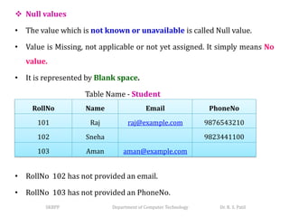 Comprehensive Overview of Relational Data Model and Keys in DBMS | PDF