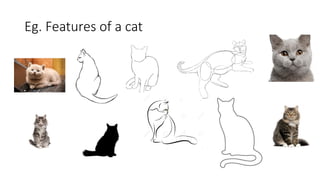 Eg. Features of a cat
 
