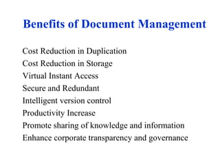 Document Management System Overview | PPT