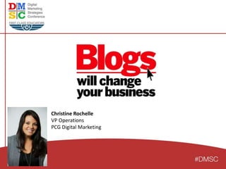 Christine Rochelle
VP Operations
PCG Digital Marketing
 