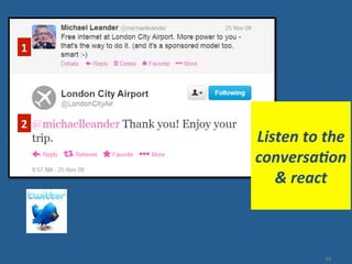 Listen 
to 
the 
conversa:on 
& 
react 
48 
1 
2 
 