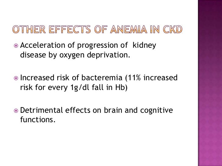 Anemia in Chronic Kidney DIsease