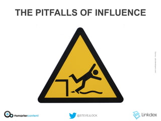 THE PITFALLS OF INFLUENCE

@STEVEJLOCK

 