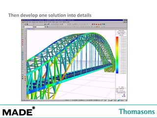 Then develop one solution into details

 