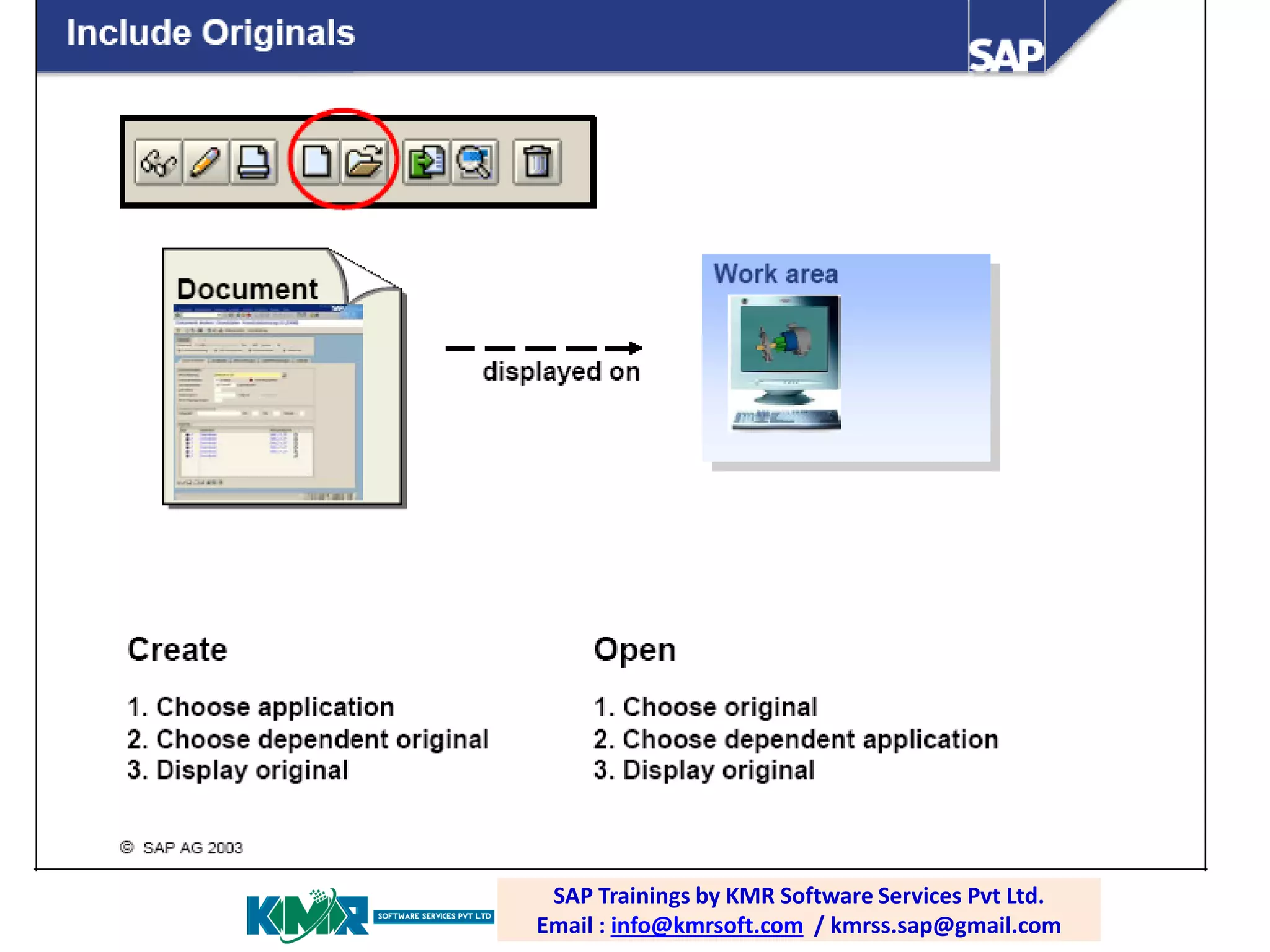 SAP PP / PLM training; email: Software Services Pvt Ltd.
SAP Trainings by KMR
raghava.sap0@gmail.com
Email : info@kmrsoft.com / kmrss.sap@gmail.com

 