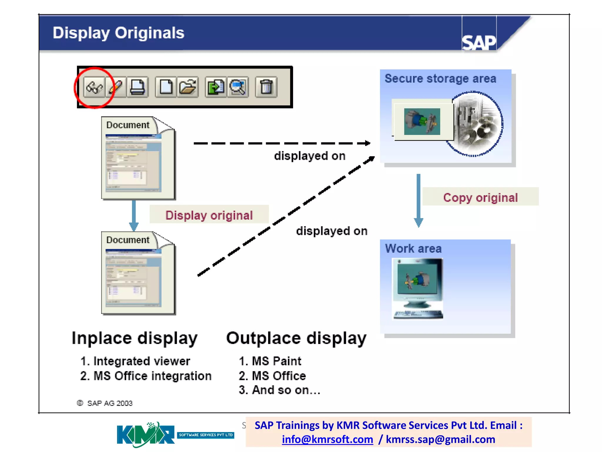 SAP PP /Trainings by email: Software Services Pvt Ltd. Email :
SAP PLM training; KMR
raghava.sap0@gmail.com
info@kmrsoft.com / kmrss.sap@gmail.com

 
