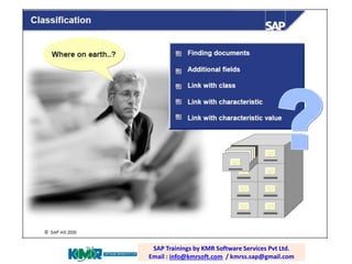 SAP PP / PLM training; email:
raghava.sap0@gmail.com
SAP Trainings by KMR Software Services Pvt Ltd.
Email : info@kmrsoft.com / kmrss.sap@gmail.com
 