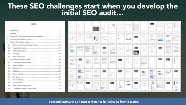 Developing SEO audits that maximize growth #dmssconference Slide 10