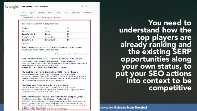 Developing SEO audits that maximize growth #dmssconference Slide 18