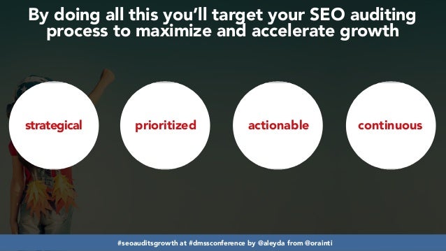 Developing SEO audits that maximize growth #dmssconference Slide 73