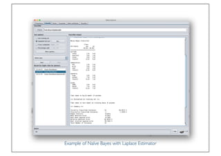 Prof. Pier Luca Lanzi
Example of Naïve Bayes with Laplace Estimator
 