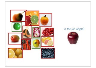 Prof. Pier Luca Lanzi
is this an apple?
 