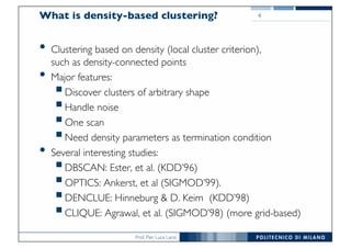 DMTM Lecture 14 Density based clustering | PDF