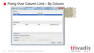 Database Migration Assistant for Unicode (DMU) | PPTX