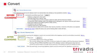 Database Migration Assistant for Unicode (DMU) | PPTX