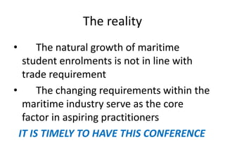 the Direction of Maritime Education and Training Development: A ...