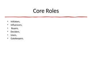 Understanding the Decision Making Unit (DMU): Roles and Strategic ...