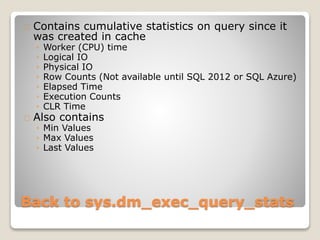 SQL Server Performance Tuning with DMVs | PPT