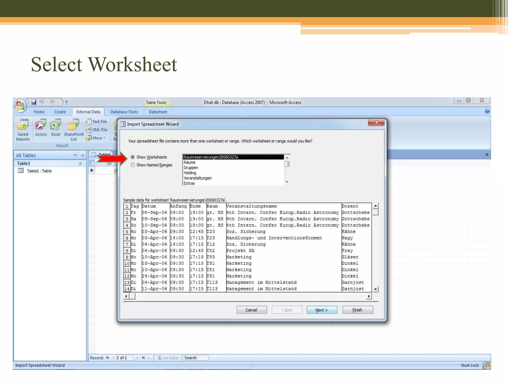 Source Data without Filter