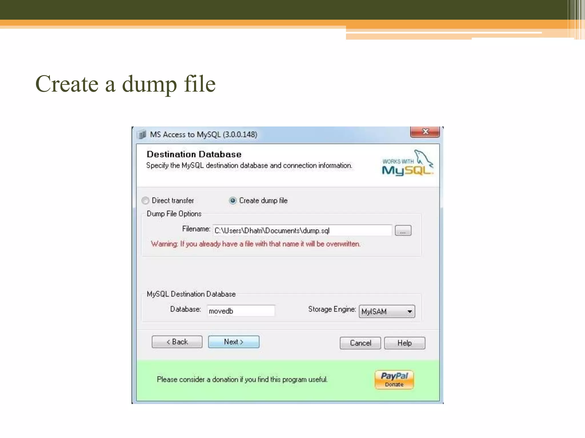 Result for duplicate entries