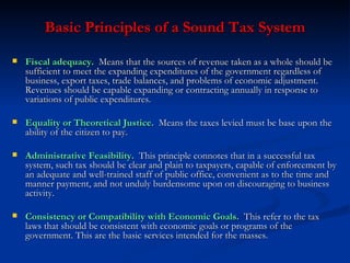 Concepts of Taxation Slide 9