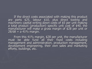 Competitive Pricing basing pricing decisions on how competitors are setting their price . 