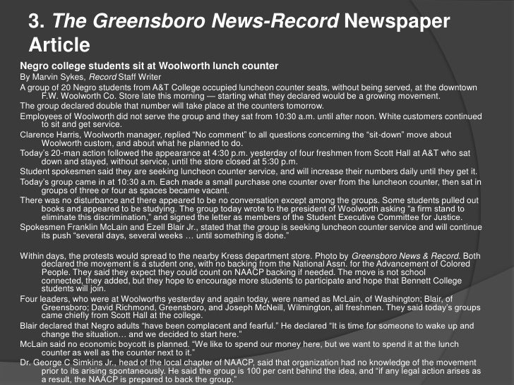 Greensboro Sit-Ins