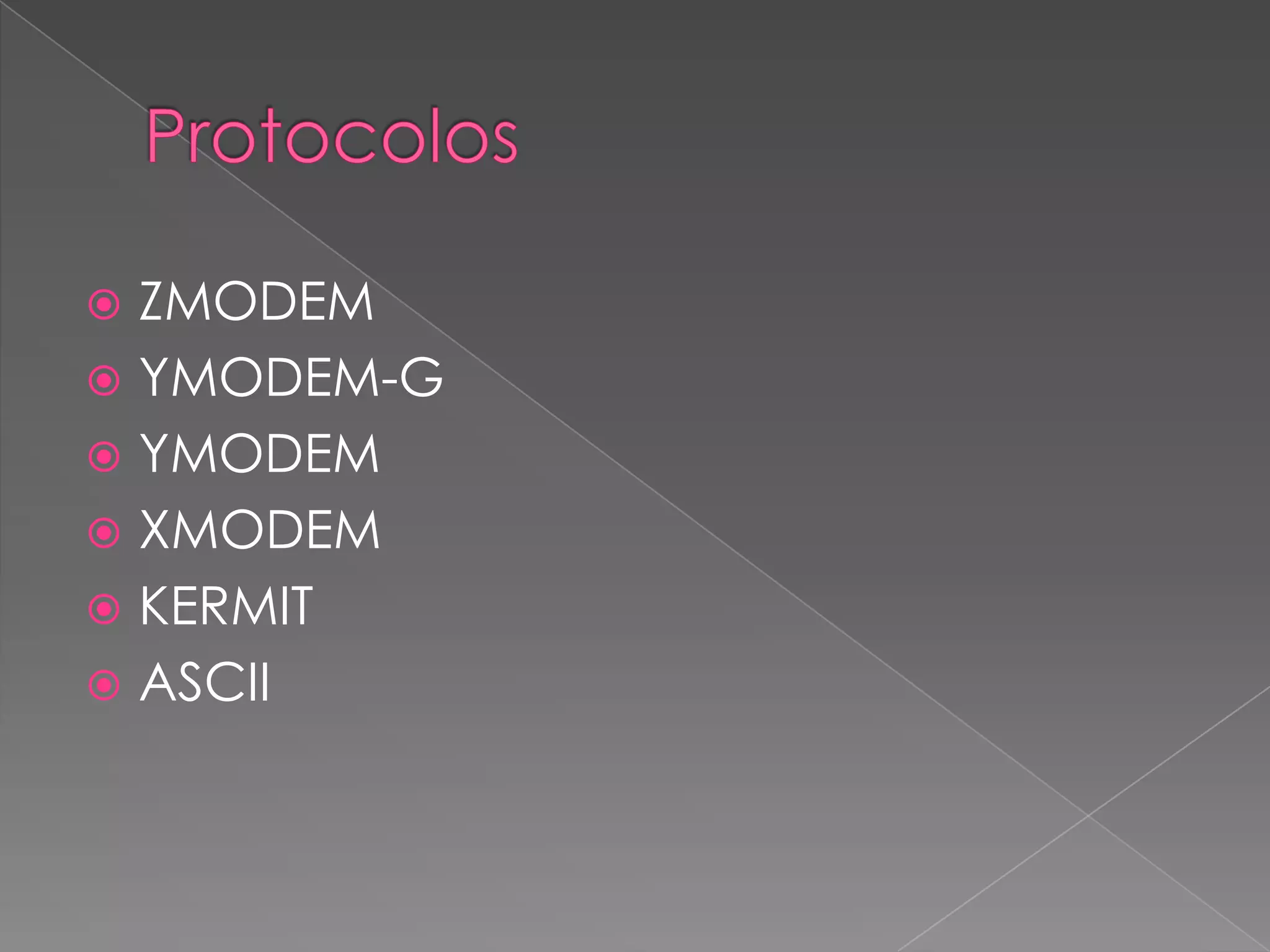 Indicador de fin de archivoQué medios se utilizan?Protocolos para transferir archivosPortabilidadPrueba y verificaciónSe necesitan tres operaciones básicas: